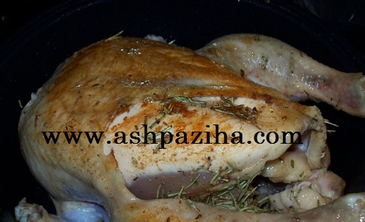 How - Preparation - Chicken - sour - with - Sauce - pomegranate - and - Walnut (5)