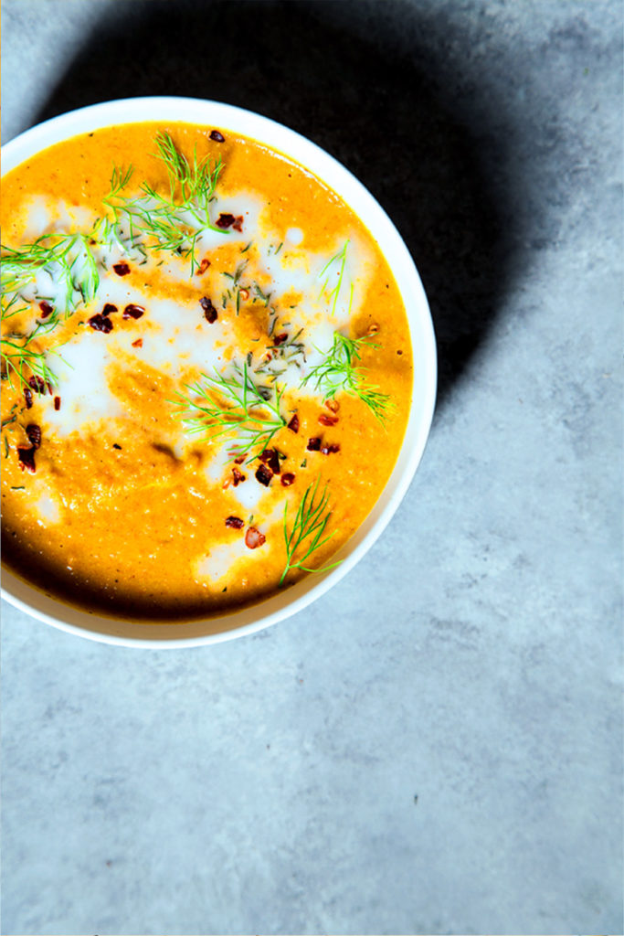 طرز تهیه ی سوپ هویج و پنیر پارمزان به ساده ترین روش