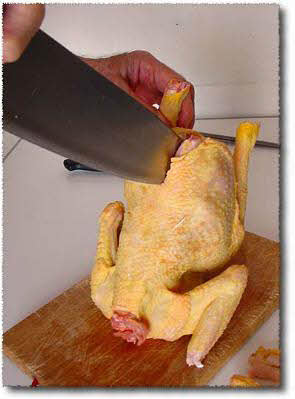 آموزش کامل تصویری خرد کردن مرغ (2)