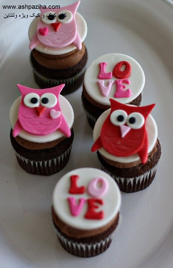 Decorated - cup cakes - and - cake - especially - Valentine (10)