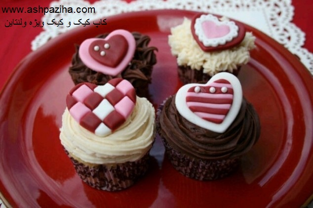 Decorated - cup cakes - and - cake - especially - Valentine (7)