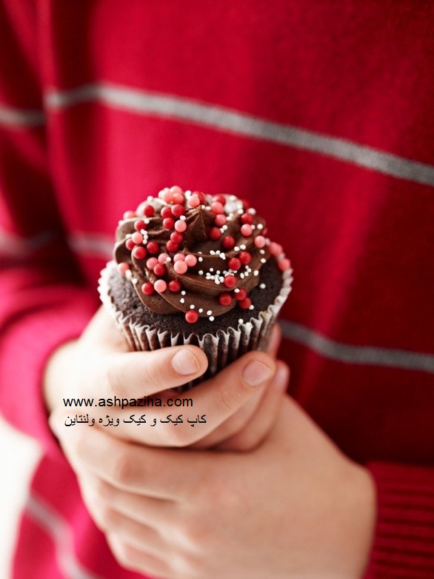 Decorated - cup cakes - and - cake - especially - Valentine (8)