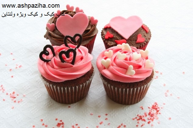 Decorated - cup cakes - and - cake - especially - Valentine (9)