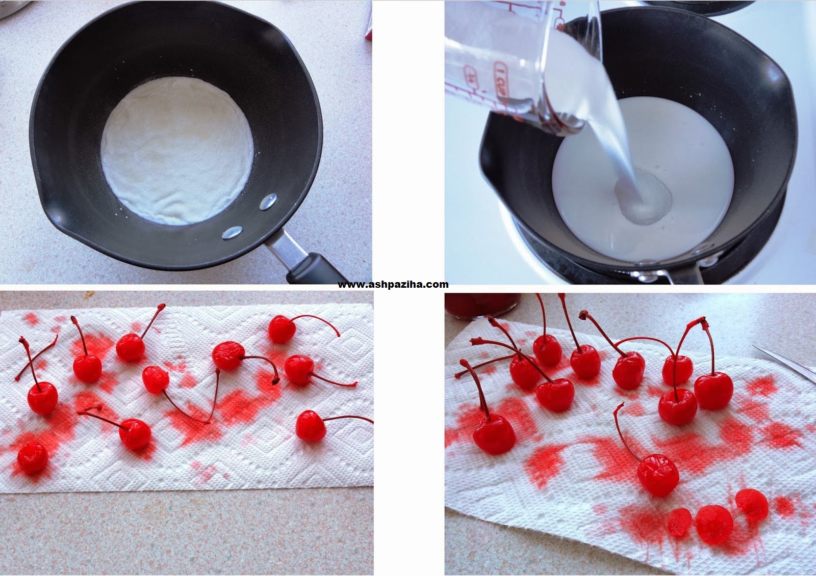 Mode - preparation - Jelly - heart - shaped - with - Cherry - Specials - Valentine (6)