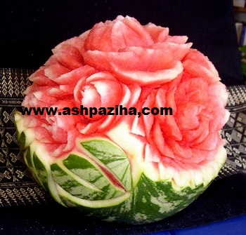 Training - Video - step - by - step - decoration - watermelon - to - the - Flowers (12)