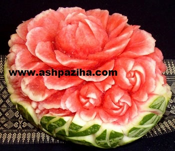 Training - Video - step - by - step - decoration - watermelon - to - the - Flowers (9)