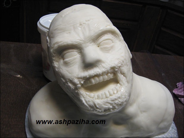 The newest - decoration - cake - in - Figure - zombies - teaching - video (43)