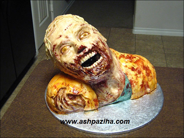The newest - decoration - cake - in - Figure - zombies - teaching - video (57)