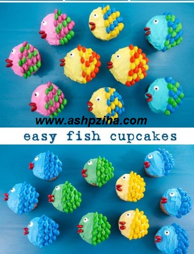 Decoration - Cup Cakes - to - Figure - fish (7)