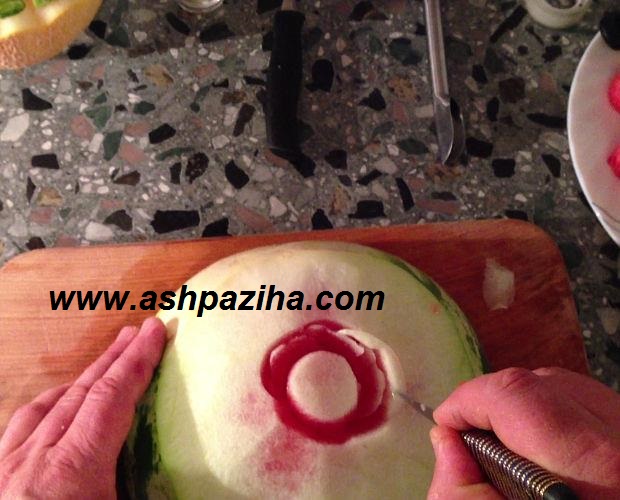 Decoration - Watermelon - to - the - Flower - Rose - teaching - image (15)