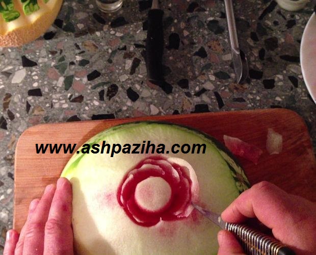 Decoration - Watermelon - to - the - Flower - Rose - teaching - image (19)