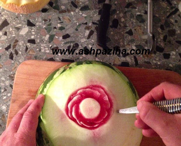 Decoration - Watermelon - to - the - Flower - Rose - teaching - image (20)