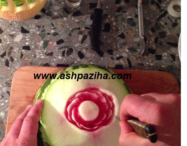 Decoration - Watermelon - to - the - Flower - Rose - teaching - image (21)