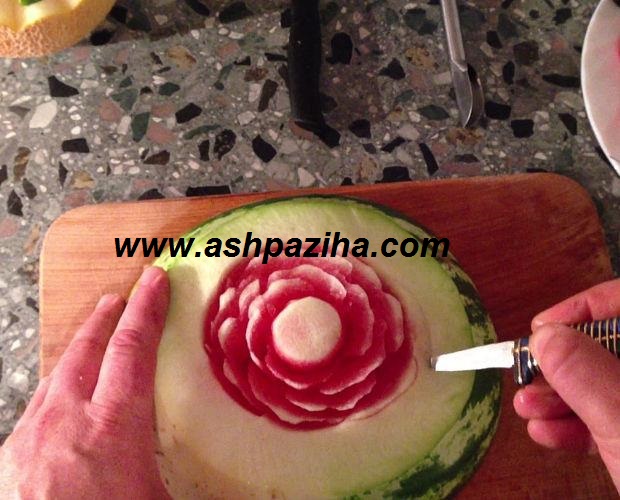 Decoration - Watermelon - to - the - Flower - Rose - teaching - image (22)