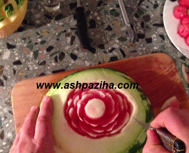 Decoration - Watermelon - to - the - Flower - Rose - teaching - image (23)