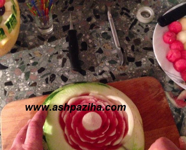 Decoration - Watermelon - to - the - Flower - Rose - teaching - image (25)