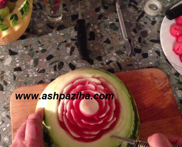 Decoration - Watermelon - to - the - Flower - Rose - teaching - image (26)