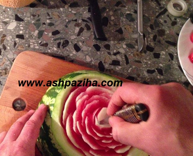 Decoration - Watermelon - to - the - Flower - Rose - teaching - image (28)