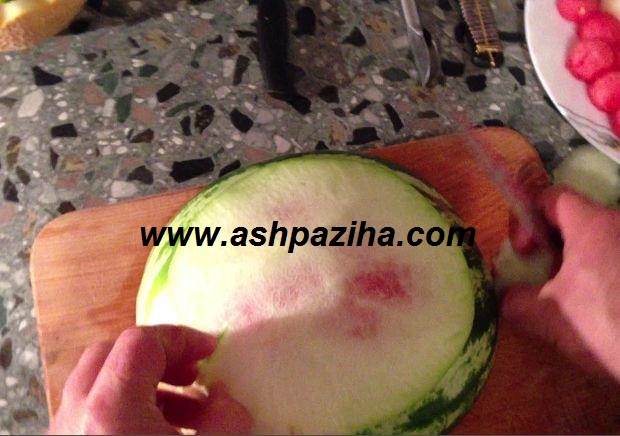 Decoration - Watermelon - to - the - Flower - Rose - teaching - image (3)