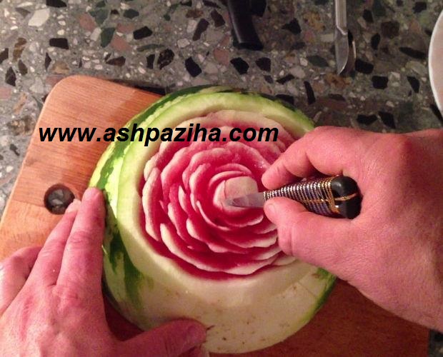 Decoration - Watermelon - to - the - Flower - Rose - teaching - image (31)