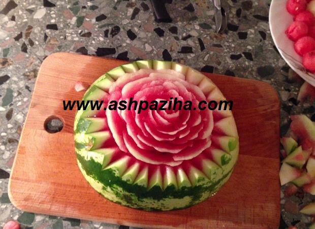 Decoration - Watermelon - to - the - Flower - Rose - teaching - image (33)
