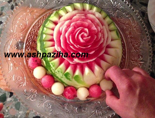 Decoration - Watermelon - to - the - Flower - Rose - teaching - image (36)
