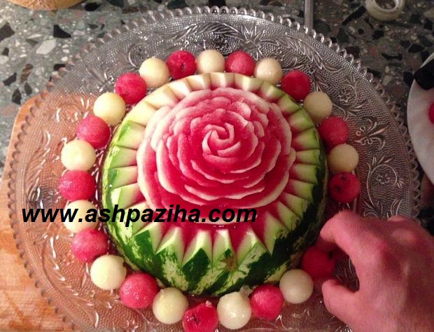 Decoration - Watermelon - to - the - Flower - Rose - teaching - image (37)