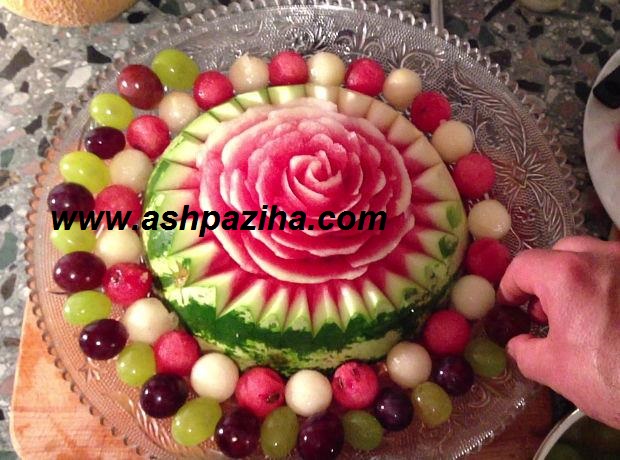 Decoration - Watermelon - to - the - Flower - Rose - teaching - image (38)