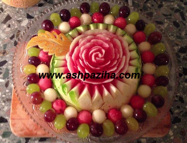 Decoration - Watermelon - to - the - Flower - Rose - teaching - image (40)