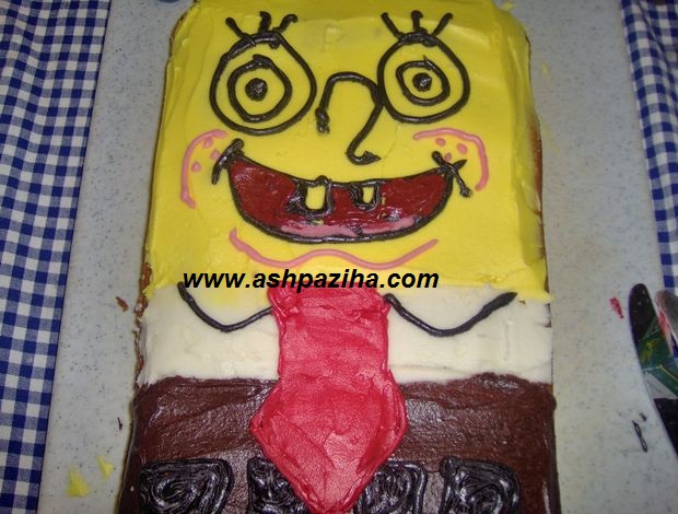 Decoration - cake - in - shape - Sponge Bob - teaching - image (20)