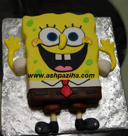 Decoration - cake - in - shape - Sponge Bob - teaching - image (26)