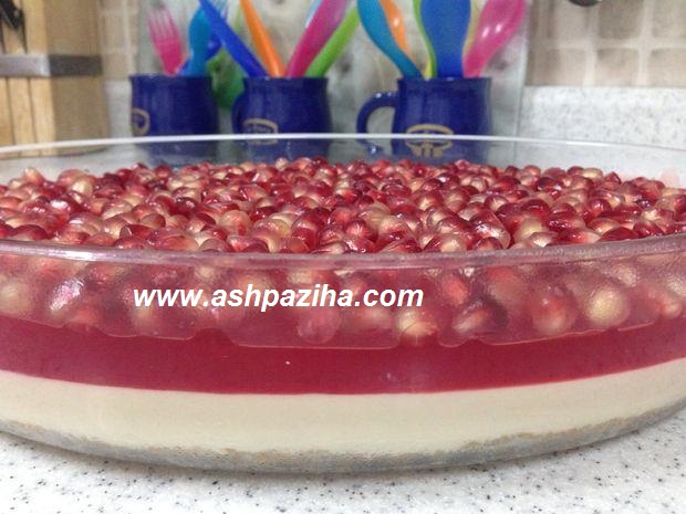 Mode - preparation - Cheesecake - Jelly - Pomegranate (14)
