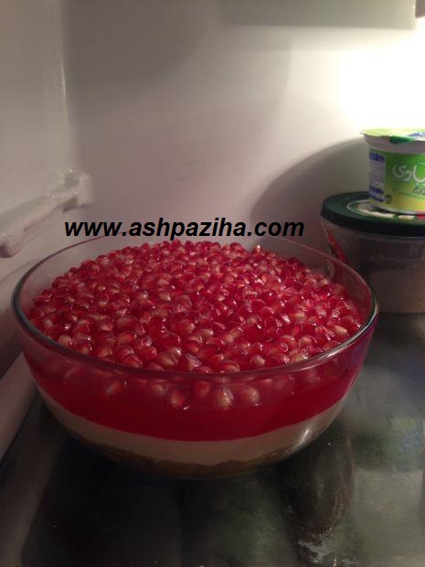 Mode - preparation - Cheesecake - Jelly - Pomegranate (15)