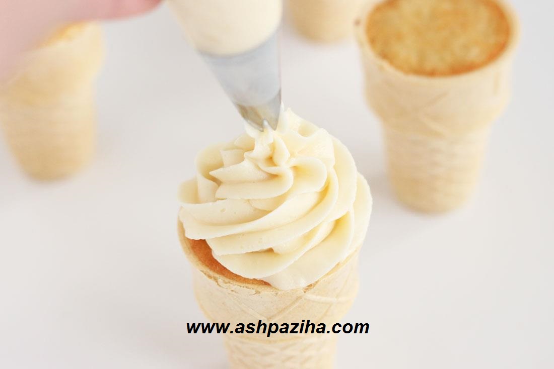 Mode - preparing - cake - ice cream - conical (5)