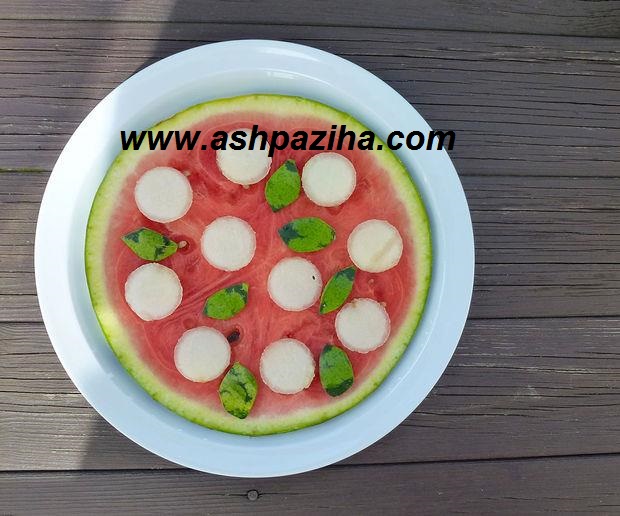 Mode - supplying - dessert - watermelon - to - shape - Pizza (4)