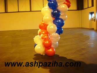 Decorations - inflatable balls - chain - the colored (13)