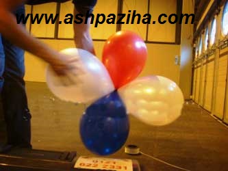 Decorations - inflatable balls - chain - the colored (6)