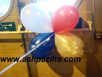 Decorations - inflatable balls - chain - the colored (7)