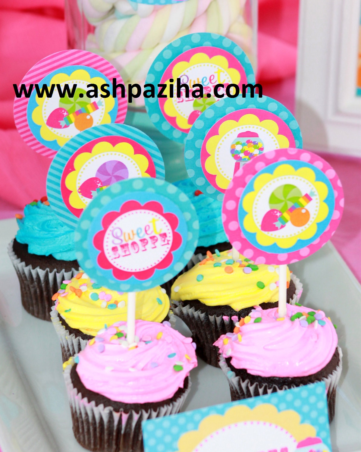 The most recent - decoration - birthday - Themes - blue - and - Pink (10)