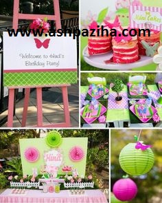 Training - image - decorations - birthday - Themes - green - and - pink - Series - second (3)