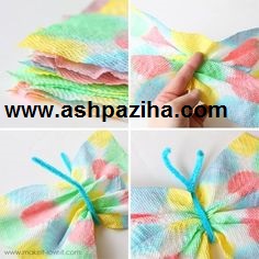 Making - Butterfly - decorative - with - Paper handkerchiefs (2)
