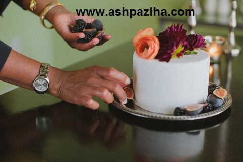 Decoration - cake - with - flowers - naturally - and - fruit - video (7)