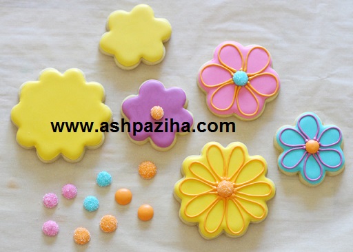 Decoration - cookies - to shape - flowers - summer - Series - the ninth (4)