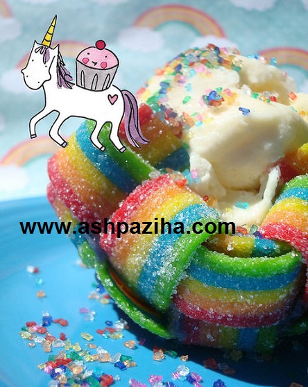 How to - preparing - bowl - Rainbow - with - candy (2)