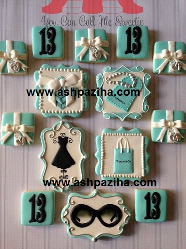 Decoration - Cookie - of - especially - birth - to - Themes - blue - and - white - forty - and - seven (9)