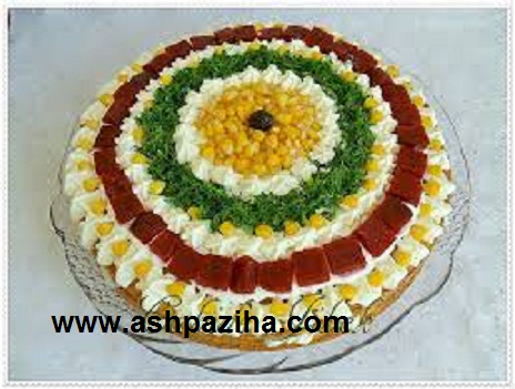 Model - decorating - salads - cake - Series - twenty - and - third (4)