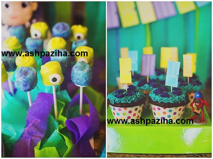 Cake - and - Cap cakes - special - birthday - to - design - the company monsters - Series - First (1)