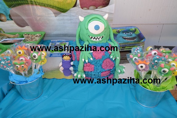Cake - and - Cap cakes - special - birthday - to - design - the company monsters - Series - First (2)