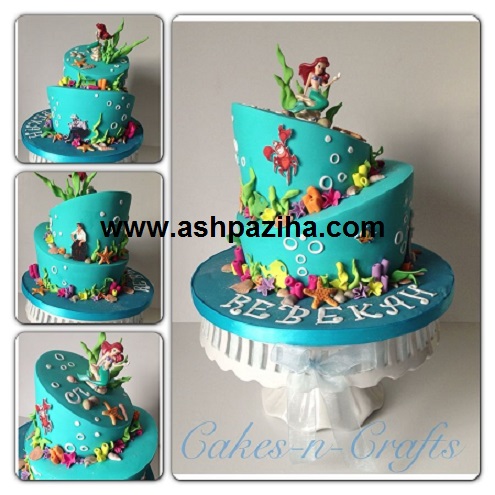 Cakes - birthday - with - Decoration - and - design - Mermaid (2)