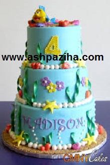 Cakes - birthday - with - Decoration - and - design - Mermaid (4)